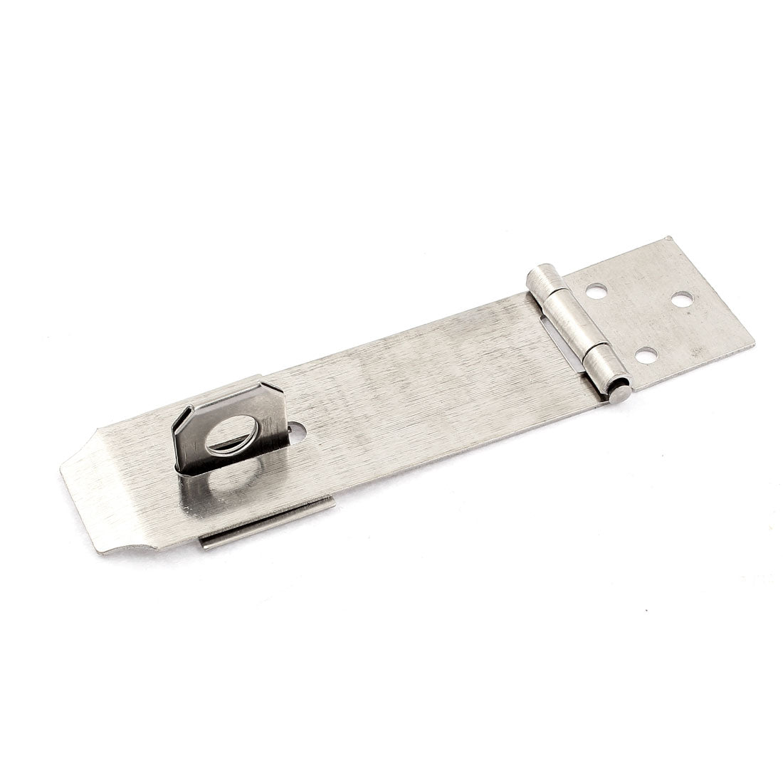 Harfington Door Gate Shed Padlock 130mm Length Stainless Steel Hasp Staple Silver Tone