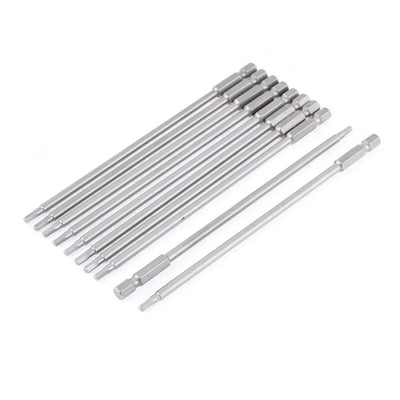 Harfington 10pcs 150mm Magnetic Hexagon Tip Hex Screwdriver Bits Hardware Tool