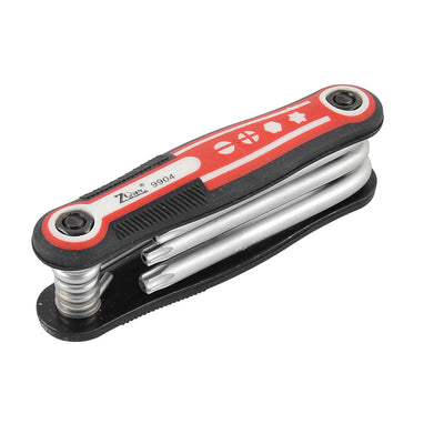 Harfington Folding Hollow End Security Torx Star Key Wrench Set Repair Tool
