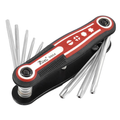 Harfington Folding Hollow End Security Torx Star Key Wrench Set Repair Tool