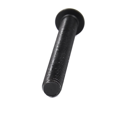 Harfington M8x70mm 10.9 Alloy Steel Button Head Hex Socket Cap Screw Bolt Black 10pcs