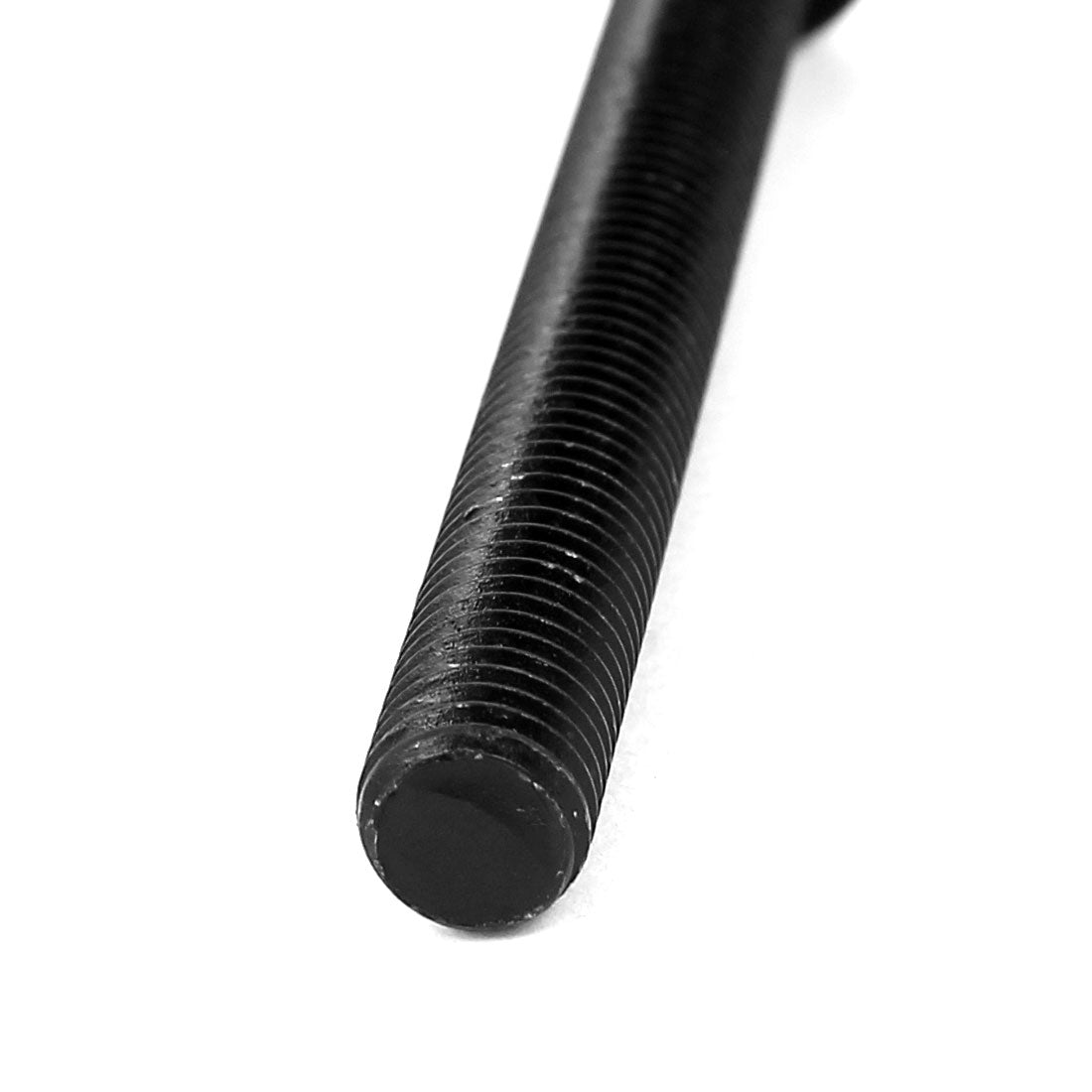 Harfington M8x80mm 10.9 Alloy Steel Button Head Hex Socket Cap Screw Bolt Black 10pcs