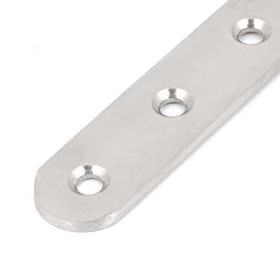 Harfington 156mmx20mm Stainless Steel 6 Holes Flat Straight Brackets Mending Repair Plates 3pcs