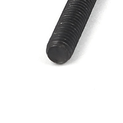 Harfington M3 x 30mm Full Thread Carbon Steel Hex Socket Cap Head Screws Bolts Fastener Black 25 Pcs