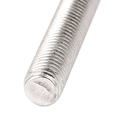 Harfington M5 x 60mm Full Thread Button Head Socket Cap Screw Silver Tone 15 Pcs