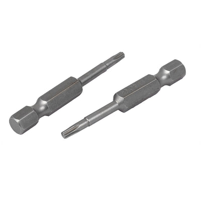 Harfington 10 Pcs 1" Point T10 Magnetic Torx Screwdriver Bits 50mm Length