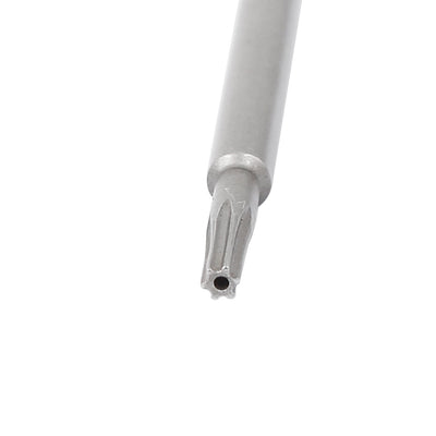 Harfington 100mm Length 1/4" Hex Shank T6 Magnetic Torx Security Screwdriver Bits 10pcs