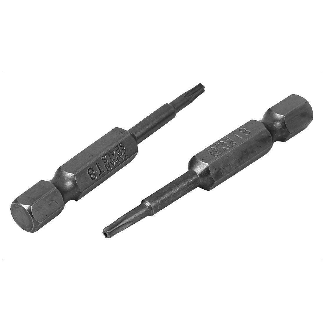 Harfington 1/4" Hex Shank T8 Magnetic Metal 5 Point Star Security Screwdriver Bits 10pcs