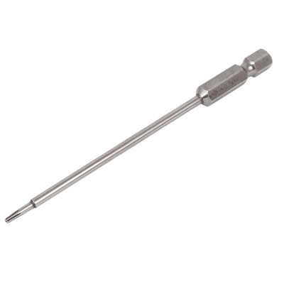 Harfington 1/4" Hex Shank 100mm Long T6 Magnetic Torx Security Screwdriver Bit