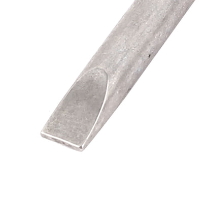 Harfington 1/4" Hex Shank 100mm Long 3mm Tip Width Slotted Heada Screwdriver Bits