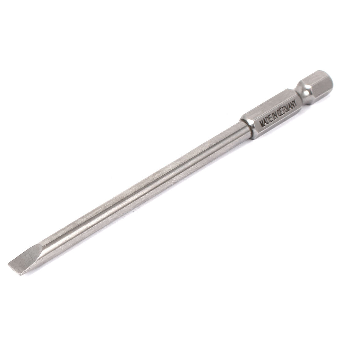Harfington Hex Shank 5mm Tip 100mm Long Magnetic Slotted Screwdriver Bit