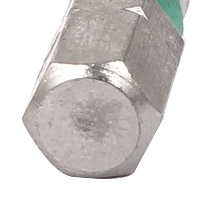 Harfington 1/4" Hex Shank 3mm x 3mm Magnetic Square Head Screwdriver Bits 4pcs