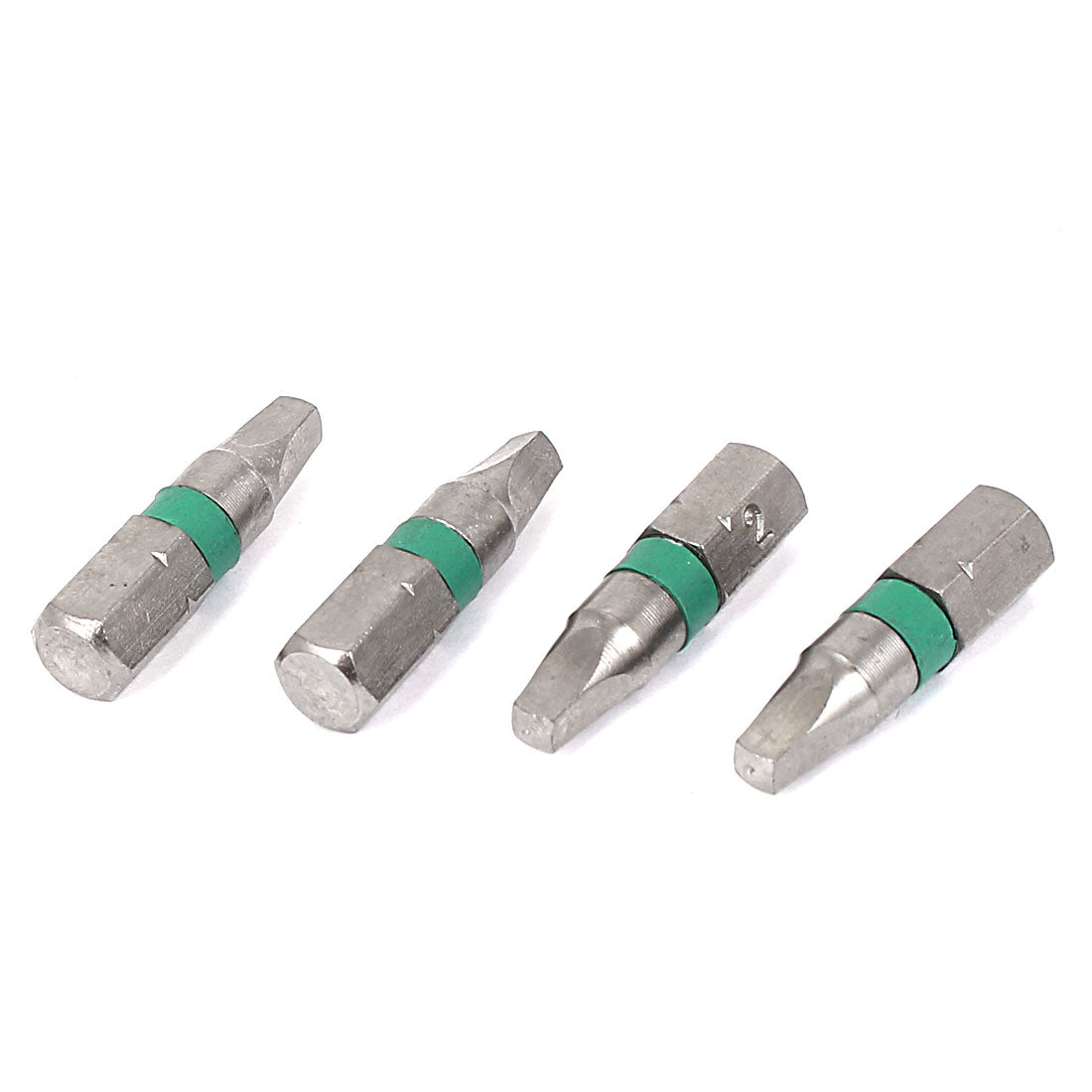 Harfington 1/4" Hex Shank 3mm x 3mm Magnetic Square Head Screwdriver Bits 4pcs