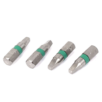 Harfington 1/4" Hex Shank 3mm x 3mm Magnetic Square Head Screwdriver Bits 4pcs