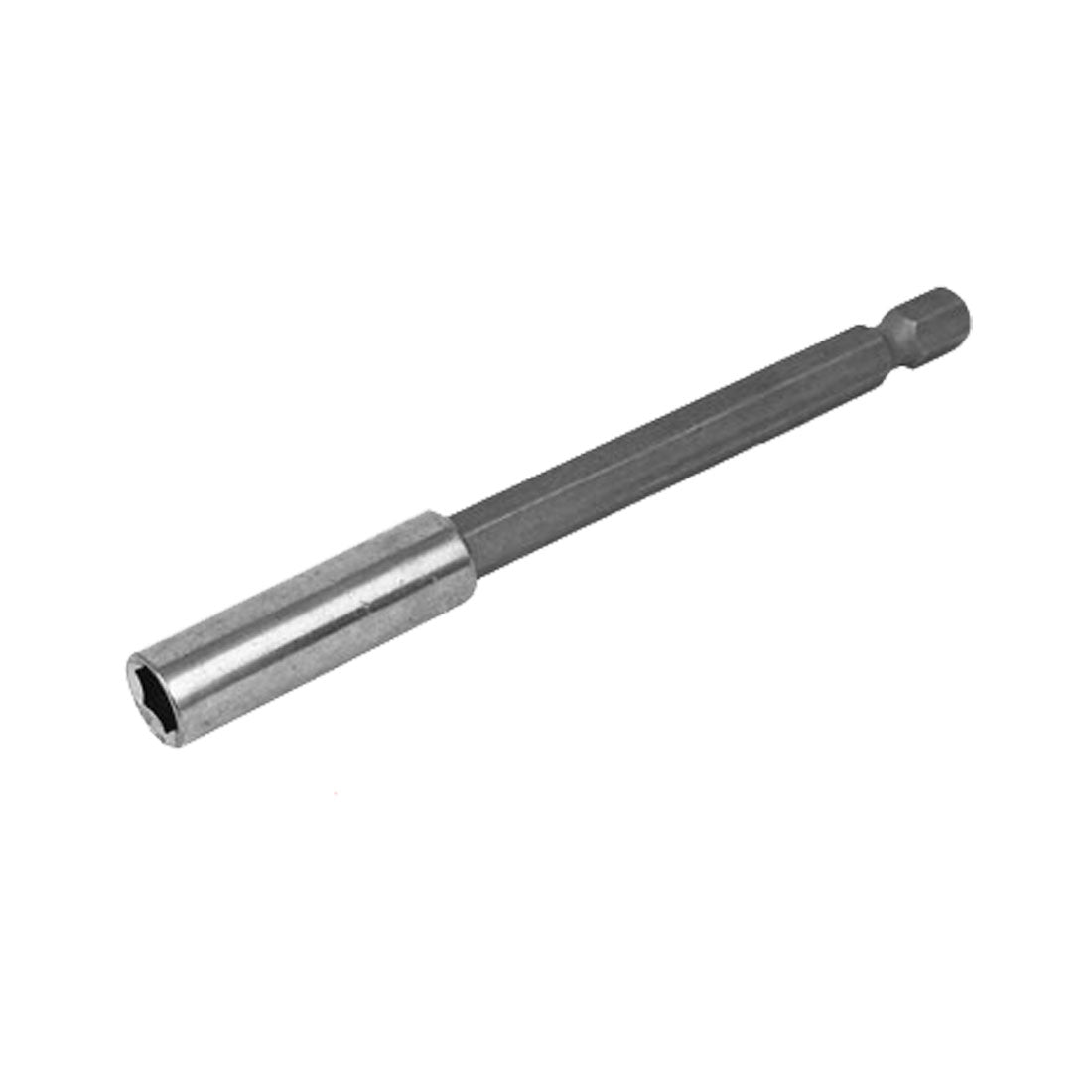 Harfington 1/4" Hex Shank Metal Magnetic 6.5mm Socket Nut Driver Gray 100mm Length