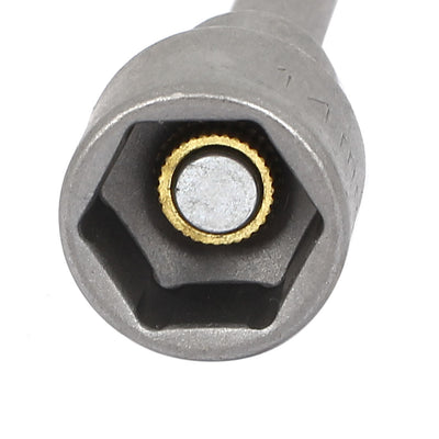 Harfington Metric 14mm Hex Socket Magnetic Nut Driver Set Adapter Drill Bit 100mm Long