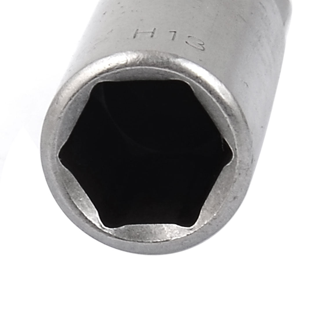 Harfington 1/4" Hexagon Shank Metric 13mm Hex Socket Nut Driver Adapter Bit 100mm Long Non-Magnetic