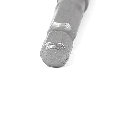 Harfington 1/4" Hex Shank 13mm Metal Socket Nut Setter Bit Gray 150mm Long