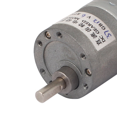 Harfington 12V 6 RPM 6mm D Shaft Electric Micro DC Gearbox Gear Box Motor for RC Model