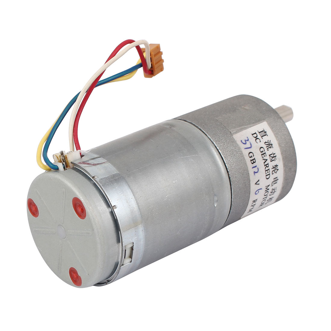 Harfington 12V 6 RPM 6mm D Shaft Electric Micro DC Gearbox Gear Box Motor for RC Model