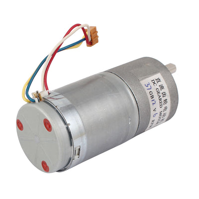 Harfington 12V 6 RPM 6mm D Shaft Electric Micro DC Gearbox Gear Box Motor for RC Model