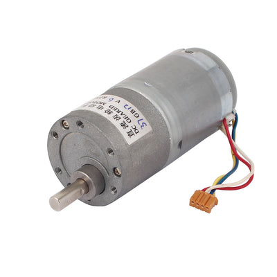 Harfington 12V 6 RPM 6mm D Shaft Electric Micro DC Gearbox Gear Box Motor for RC Model