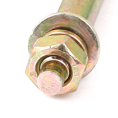 Harfington 8mmx60mm Metal Hex Nut Washer Concrete Sleeve s Expansion Bolts Screws 10pcs