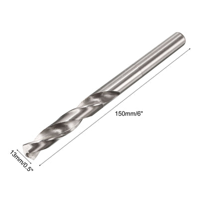 Harfington HSS 1/2" Straight Shank Twist Drill Bit 13mm Drilling Dia