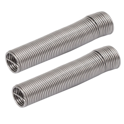 Harfington 0.8mm Dia Tin Lead Resin Flux Core Solder Soldering Wire Silver Tone 2 Pcs