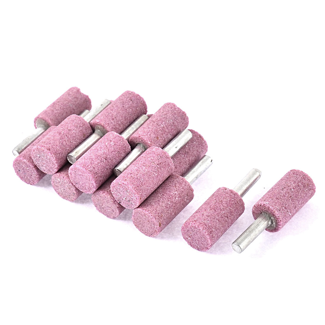 Harfington 16mm Dia Cylindrical Head 6mm Shank Grinding Bit Mounted Point 15pcs