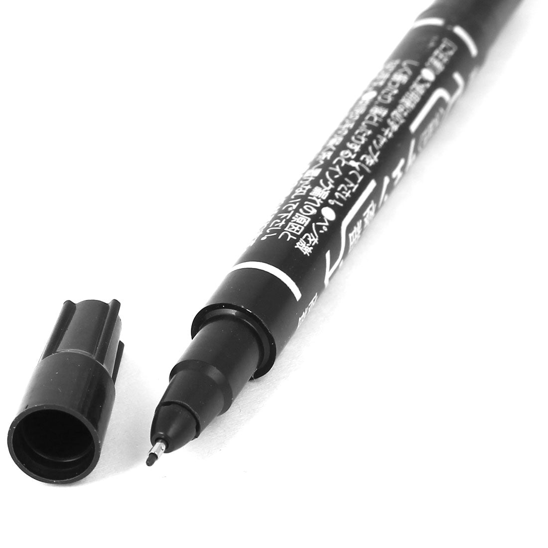 Harfington 10pcs Double Marker Black Ink Waterproof Marking Pen for   Officers