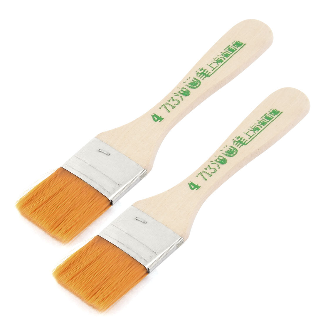 Harfington 1.1" Width Soft Bristle Painting Drawing Oil Paint Brush Pen 2pcs