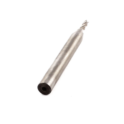 Harfington 2.5mm Cutting Dia 6mm Straight Shank 4 Flute HSS End Mill Cutter CNC Bit 2pcs