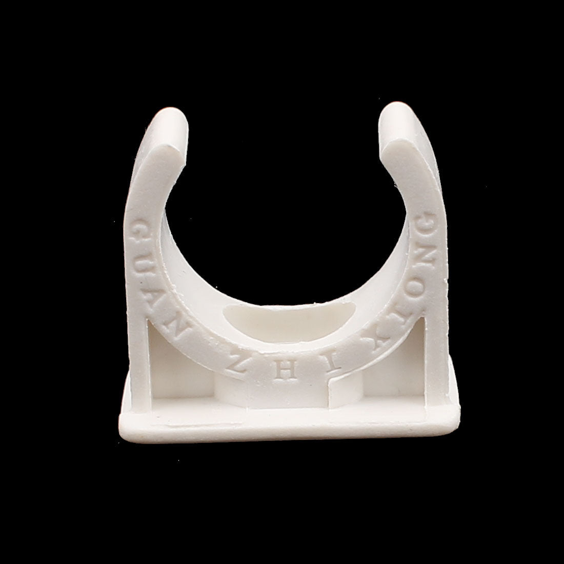 Harfington 12PCS 25mm Diameter White PVC Water Tube Pipe Hose Fitting Clamps Snap in Type Clips