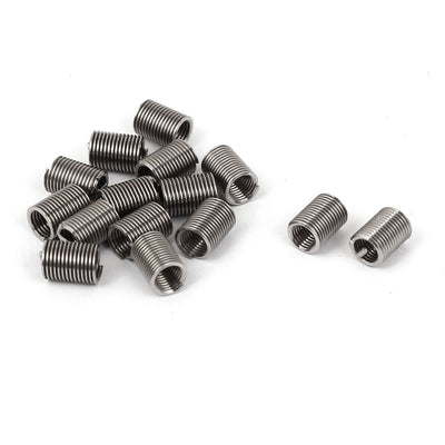 Harfington M3x0.5mmx3D Stainless Steel  Wire Thread Repair Inserts 15pcs