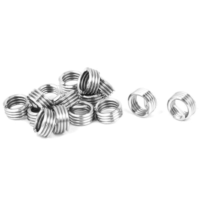 Harfington V-Coil Helical Wire Thread Repair Inserts 15pcs for M4 x 0.7mm x 1D