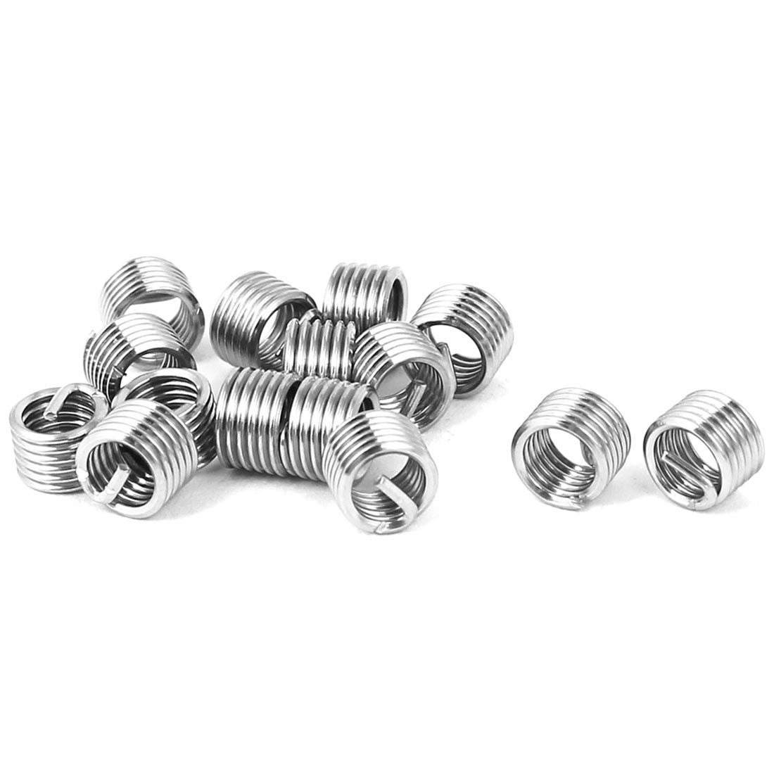 Harfington V-Coil Helical Wire Thread Repair Inserts 15pcs for M4 x 0.7mm x 1.5D