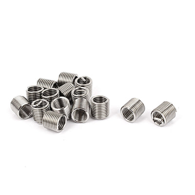 Harfington M5x0.8x2D spirale Type Free Running Wire Thread Repair Insert 15pcs