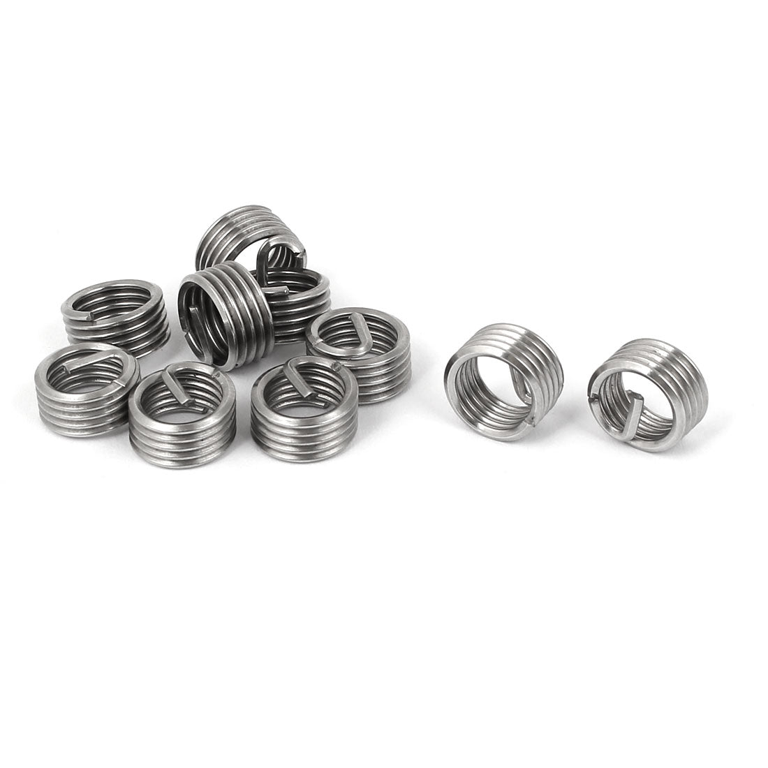 Harfington V-Coil Helical Wire Thread Repair Inserts M10 x 1.5mm x 1D 10pcs