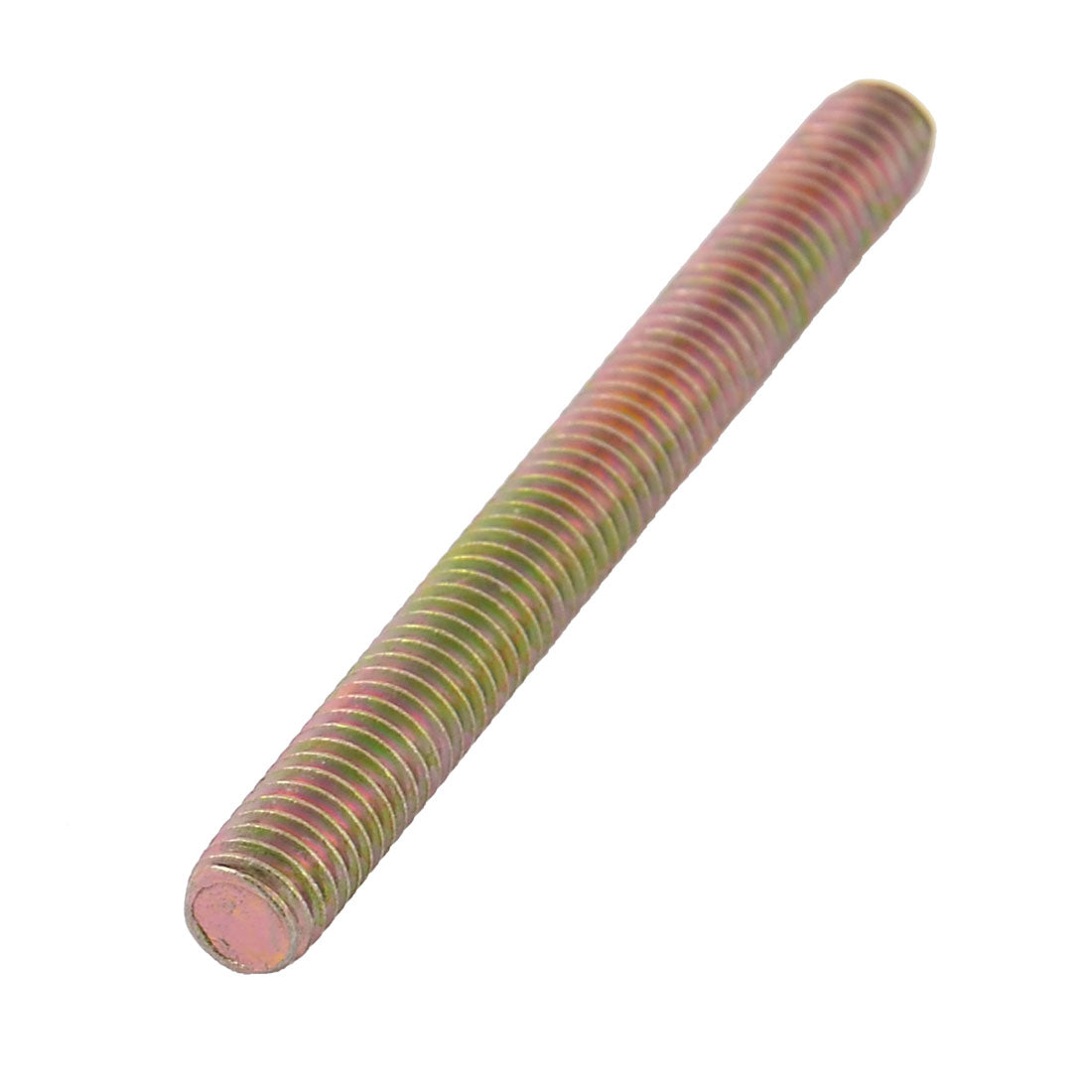 Harfington 1mm Pitch M6 x 60mm Male Threaded Rod Bar Stud Bolt Bronze Tone 10 Pcs