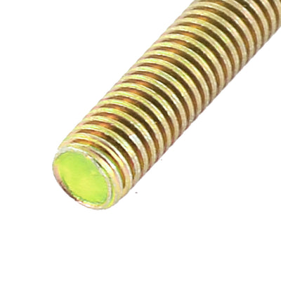 Harfington 1mm Pitch M6 x 70mm Male Threaded Rod Bar Bolt Bronze Tone 10 Pcs