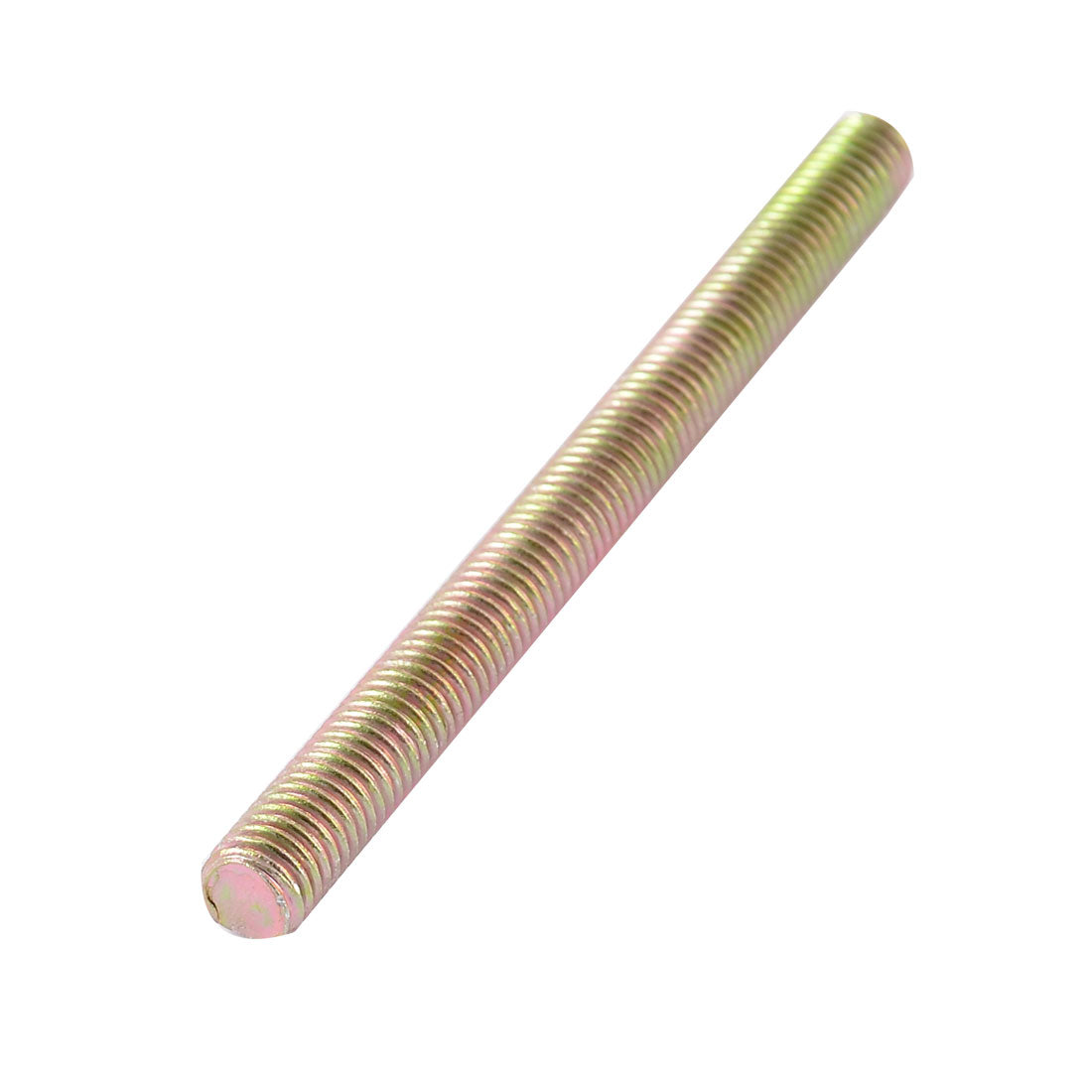 Harfington 1.25mm Pitch M8 x 100mm Male Threaded Rod Bar Stud Bronze Tone 4 Pcs