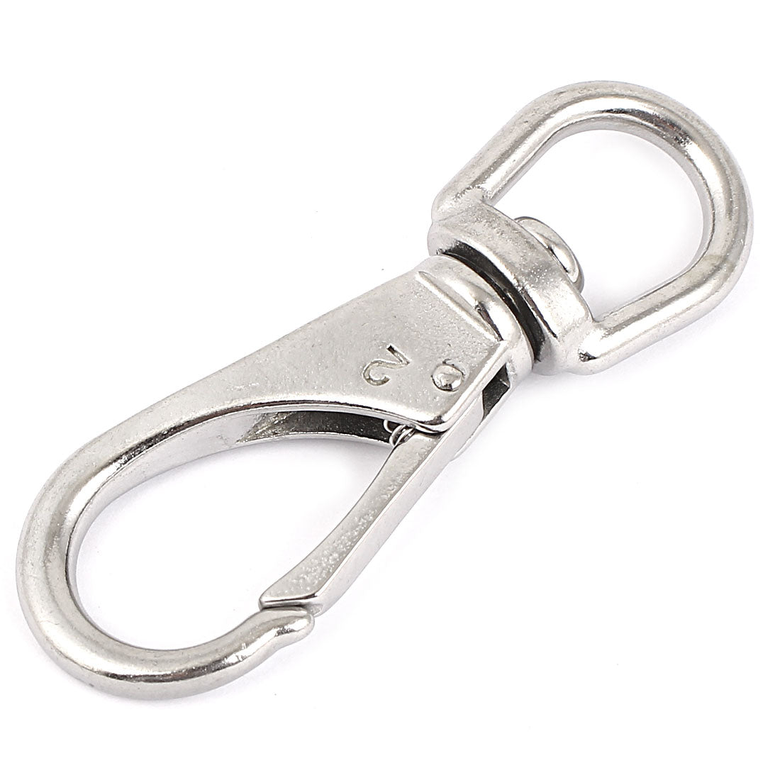 Harfington 100mm Length Stainless Steel Swivel Eye Boat Snap Hook 6mm Thickness
