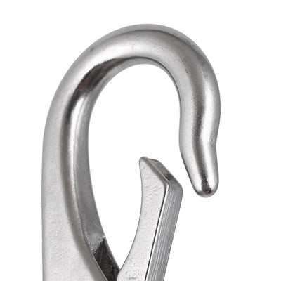 Harfington 5mm Thickness Stainless Steel Swivel Eye Lobster Snap Clasp Hook