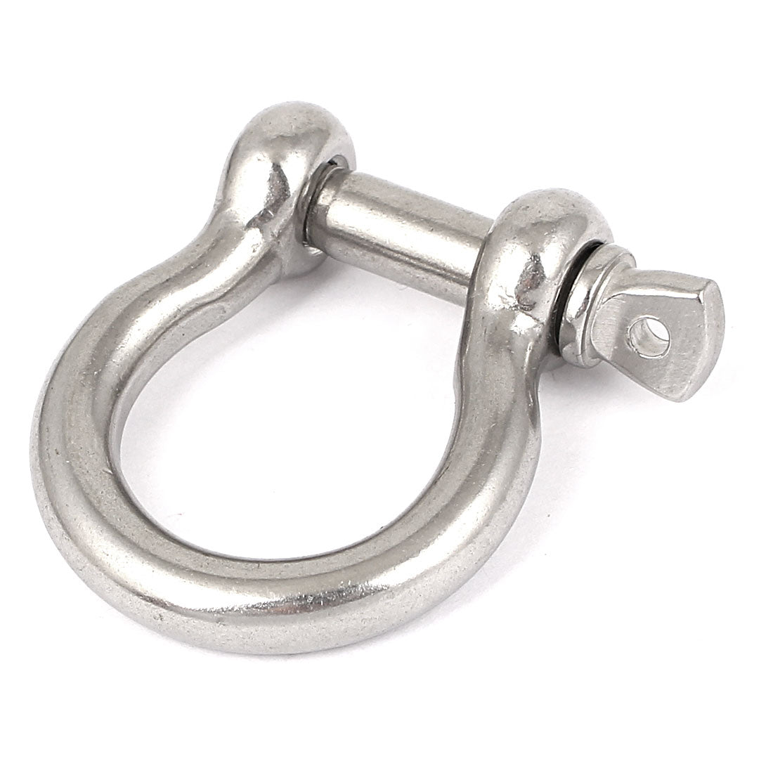 Harfington Stainless Steel Wire Rope Bow D Design Shackle Silver Tone 8mm Thread