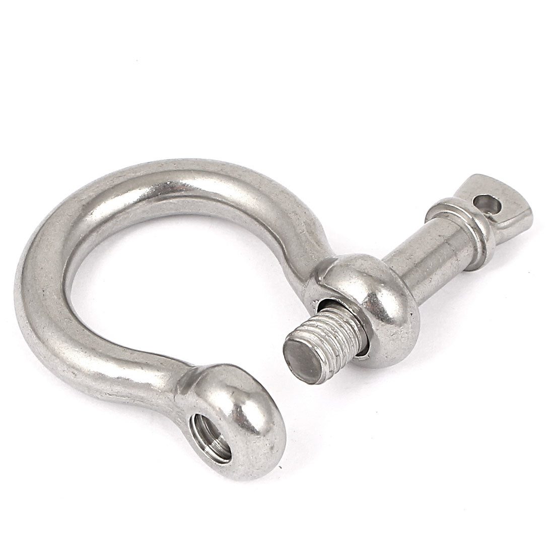 Harfington Stainless Steel Wire Rope Bow D Design Shackle Silver Tone 8mm Thread