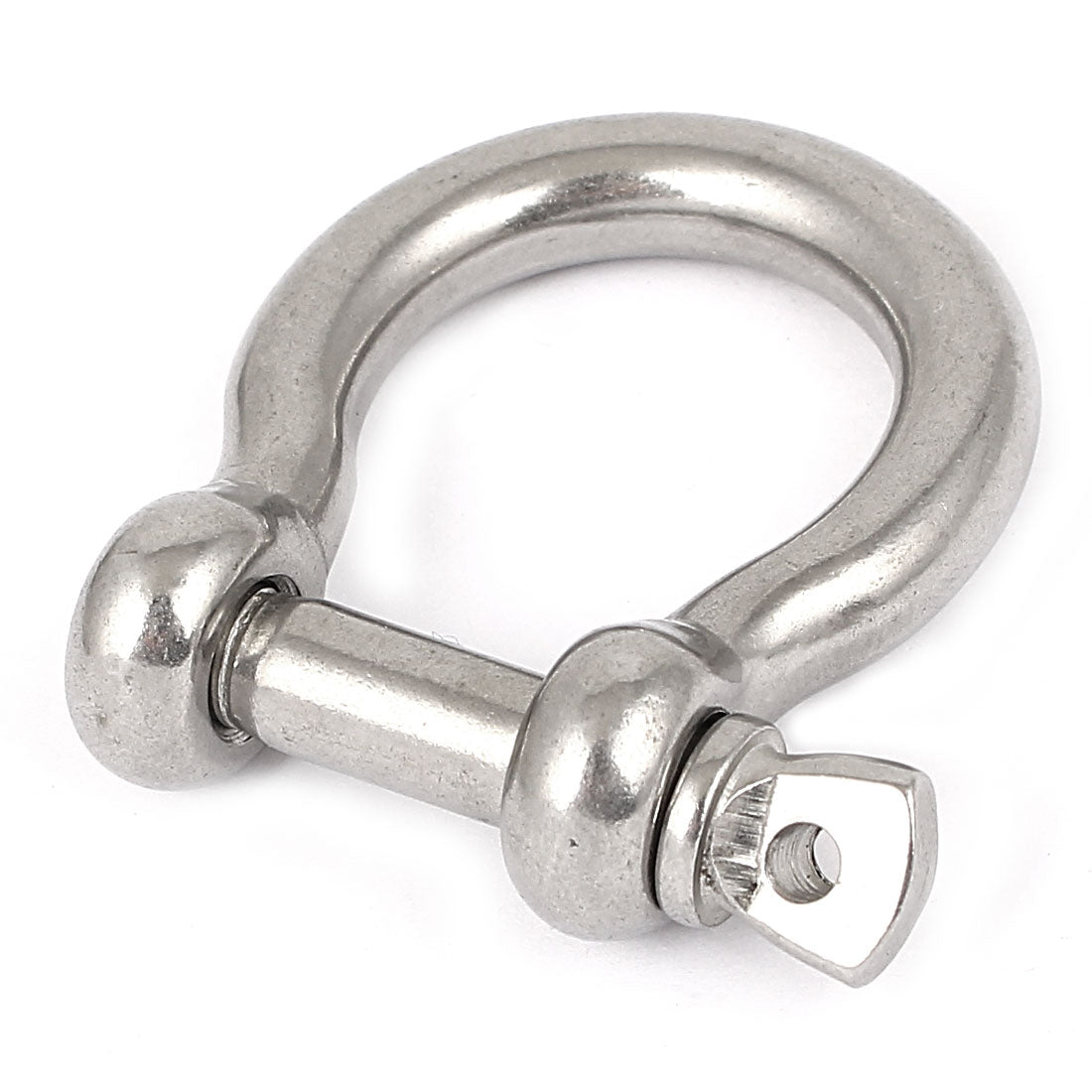 Harfington Stainless Steel Wire Rope Bow D Design Shackle Silver Tone 8mm Thread