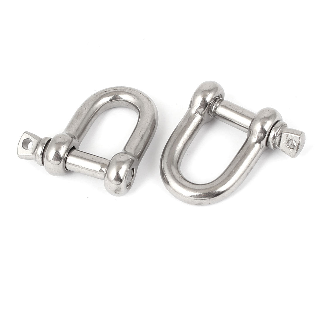 Harfington Ships Hardware Wire Rope Bow Link Chain Shackle 8mm Male Thread  2pcs
