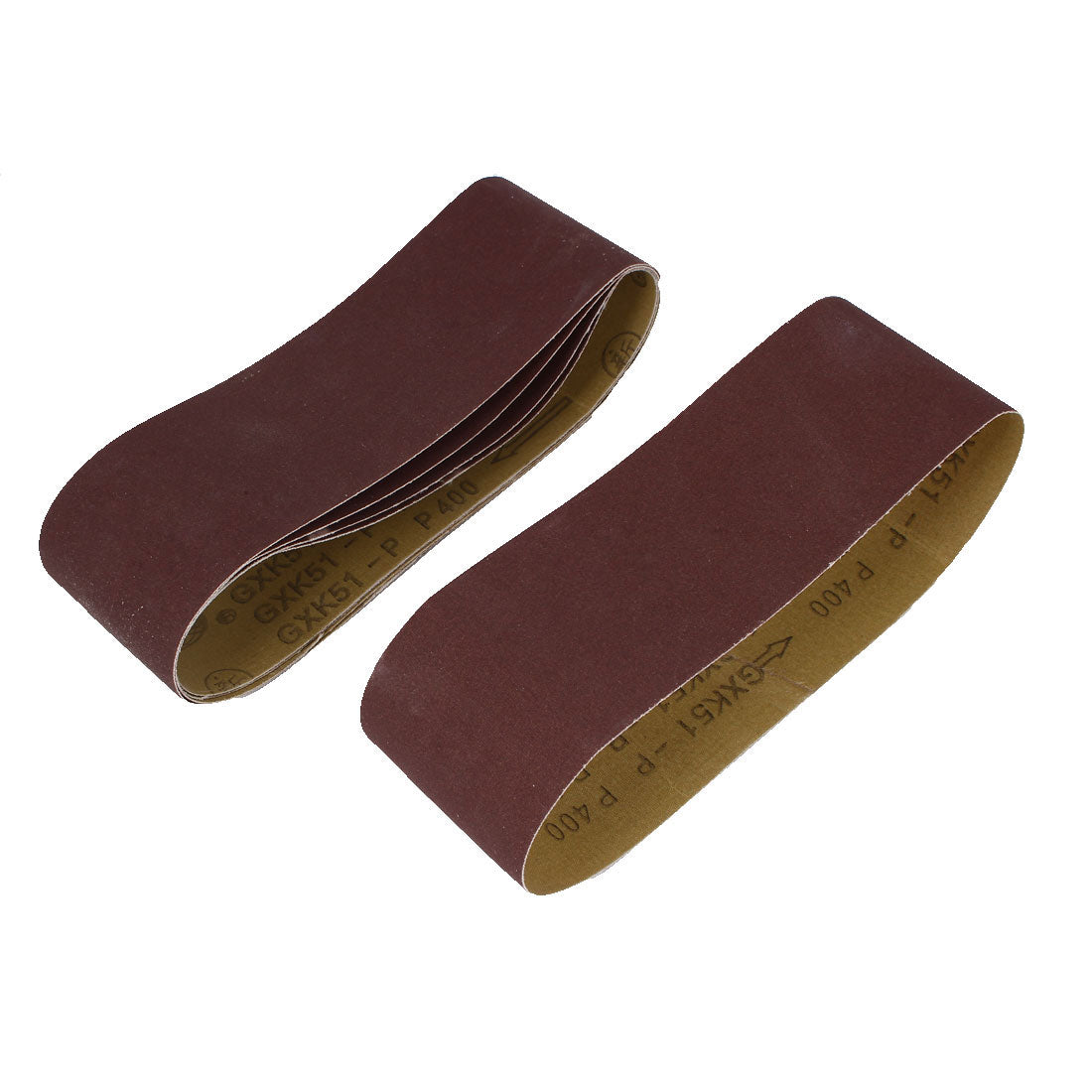 Harfington Woodworking 533mmx75mm 400 Grit Abrasive Sanding Belt Sandpaper 5pcs