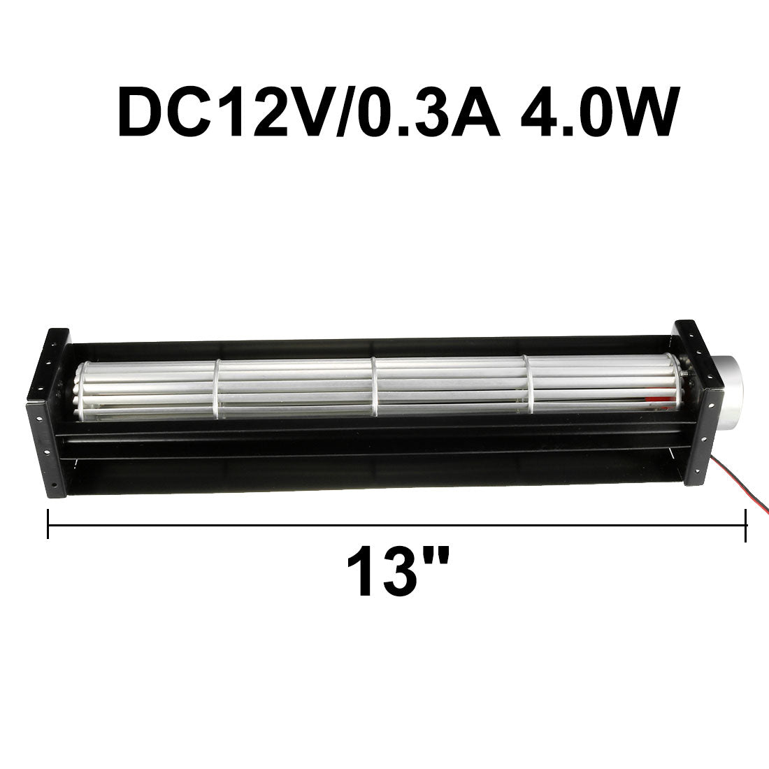 Harfington 13-Inch Cross Flow 12-Volt 4.0W Cooling Fan HL40290